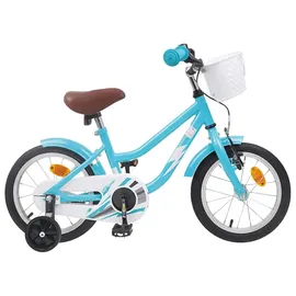 vidaXL Kinderfahrrad 16 Zoll Himmelblau blau