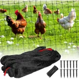 Vogelschutznetz Engmaschig Vogelnetze 7.5x15m mit Maschenweite 5cm