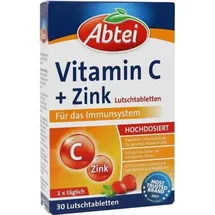 Perrigo Abtei Vitamin C plus Zink Lutschtabletten