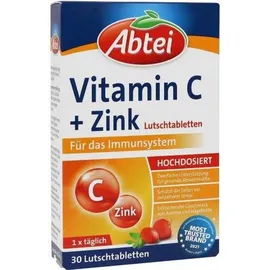 Perrigo Abtei Vitamin C plus Zink Lutschtabletten