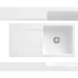Villeroy & Boch Siluet 60 weiß alpine + Handbetätigung