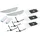 Medion Zubehörset für X50 SW MD 20004 2x Wischmop/2x Filter (H13)/4x Seitenbürste/3x Staubbeutel