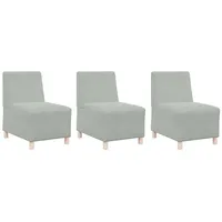 VidaXL Modulares Sofa 3 pcs Hellgrau 55 x 74