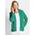 GOLDNER Strickjacke mit Strickbandblende Grün 44