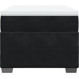 vidaXL Boxspringbett 100 x 200 cm Schwarz