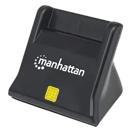 Manhattan USB Smart/SIM Card Reader mit Standfuß