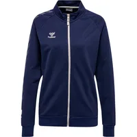 Hummel Damen Hmlmove Grid Cot. Women's Zip jacket, MARINE,