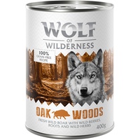 Wolf of Wilderness 6x400g Adult Oak Woods Wildschwein Wolf of Wilderness Hundefutter nass