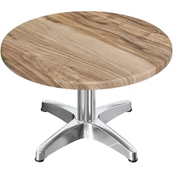 WBC | Jamaika Loungetisch | Ø:H 70 x 40 cm | Sheesham / Aluminium | Zusatzgewicht