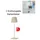 SOMPEX Dekoleuchte Aluminium H38 Akku beige