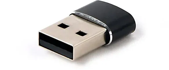 Gembird A-USB2-AMCF-02 Kabeladapter USB A USB C Schwarz