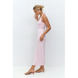 Gina Tricot - Halterneck midaxi dress - Lange kleider - Rosa - M - Dame - Rosa - M