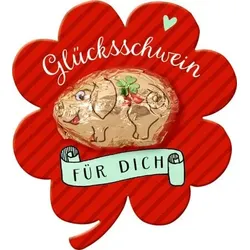 DIE SPIEGELBURG 17351 Schoko-Glücksschwein Viel Glück