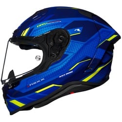 Nexx X.R3R Precision Helm, blauw-geel, XL Voorman