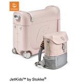 Stokke JETKIDSTM BY STOKKE® Aufsitzkoffer BedBoxTM mit Crew BackPackTM Pink
