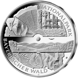 Bund 10 Euro Bayerischer Wald 2005 PP