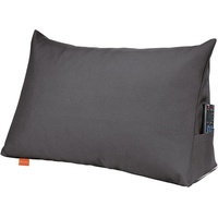 sleepling Rückenkissen Keilkissen, Seitentasche, Multifunktional, perfekt zum Lesen und Fernsehen grau