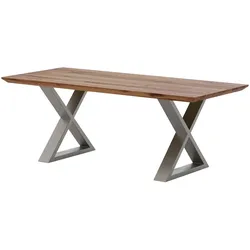 Woodford Massivholztisch  Pantheon ¦ holzfarben ¦ Maße (cm): B: 100 H: 76