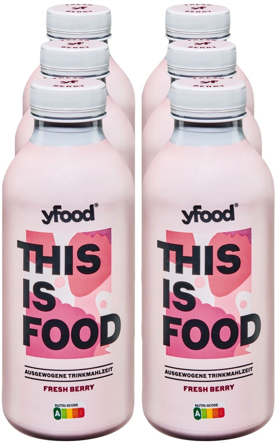 YFood Drink Fresh Berry 500 ml, 6er Pack