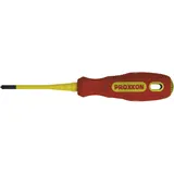 PROXXON FLEX-DOT Schraubendreher VDE (PZ 1 x 80 mm, Slim-Type Klinge, für enge Bauteile, für Elektroinstallation, bis 1.000 V-Wechselspannung) 22342