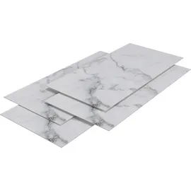 neu.haus Duschrückwandset Bladel 4er Set Duschrückwand Weiß
