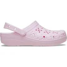 Crocs Classic Floral Cut-Out Clog Rosa 39