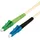 Value Glasfaserkabel 9/125μm, LC UPC / LC APC Stecker, simplex, elfenbeinfarben, 10 m