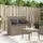 vidaXL Gartenbank 112 x 55 x 91 cm Grau