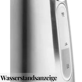 Zilan Edelstahl Wasserkocher 2200 W 40°C-100°C Kapazität: 1,7 L Digitale Temperaturanzeige Warmhaltefunktion