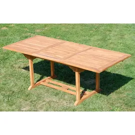 aleos Teak Set 9-tlg. Braun