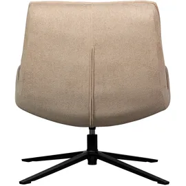 Woood Drehsessel Maudi Webstoff 74 x 84 x 86 cm Beige