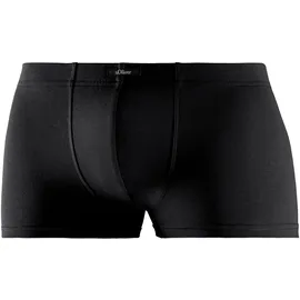 S.Oliver Hipster (Dose, 4 St.), knapp sitzende Boxershorts aus Baumwollmischung in der Dose verpackt Gr. XL, schwarz, , 71694011-XL