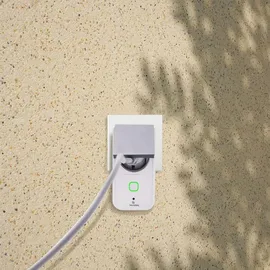 tecnoteq Smart-Home-Steckdose IP44 Weiß 2 St.