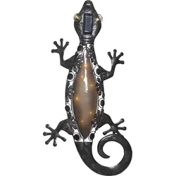 Star LED-Solar-Wanddeko 'Gecko', Eidechse,