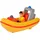 Simba Feuerwehrmann Sam Neptun Boot mit Elvis Figur 19 cm