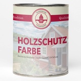 Bamberger Farbwerke Holzschutzfarbe Möbelfarbe Wetterschutzfarbe Holzfarbe für Außen (5L, Taubenblau)