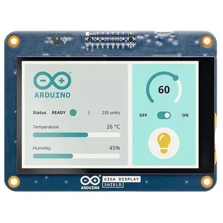 Arduino GIGA Display Shield Touchscreen-Monitor 10.1 cm (3.97 Zoll) 800 x 480 Pixel