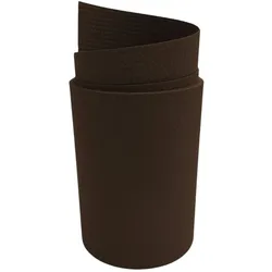 zaun|zu® Sichtschutz DELUX-P Einzelstreifen Wabenstruktur Braun 2,55m