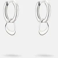 Liebeskind Berlin Creolen The Organic Edelstahl silber 20 unisize