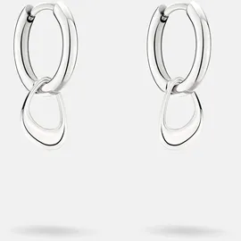 Liebeskind Berlin Creolen The Organic Edelstahl silber 20 unisize