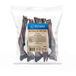 PETMEX Hammelkeule 5 Stk. natürlicher Kauartikel für Hunde