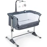 Costway 2 in 1 Beistellbett & Babybett breit-,