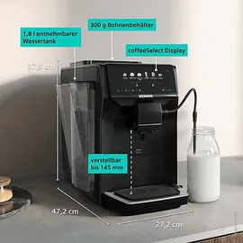 Siemens EQ500 iAroma TP551E09 Klavierlack schwarz