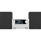 Kenwood M-725DAB-S frosted aluminium Stereoanlage,