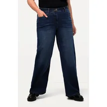 Ulla Popken Funktionshose Jeans Mary, weites Bein, 5-Pocket-Schnitt, blau 30 724600902-30 - 50W / 30L
