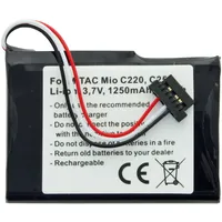 AccuCell Akku passend für Mitac Mio E4MT081202B12 Akku
