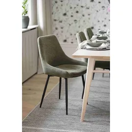 Rowico Polsterstuhl Sierra Stoff Grün 2er Set
