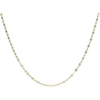 Luigi Merano Goldkette LUIGI MERANO "Fantasiekette mit Sternverschnitt, Gold 333", gold, Halsketten, Damen, 45cm, Gelbgold 333, Goldkette