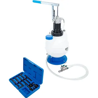 BGS Getriebeöl-Befüllgerät mit Handpumpe mit Rücklaufsystem mit 8 Adaptern 7 l