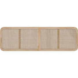 vidaXL Kopfteil mit Kopfteil Natur 180 x 55 x 3 cm Rattan - Braun